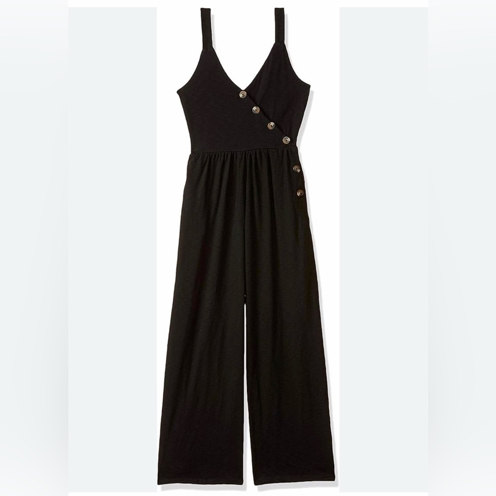 America Eagle Black Knit Wide-Leg Jumpsuit/ Romper size XS